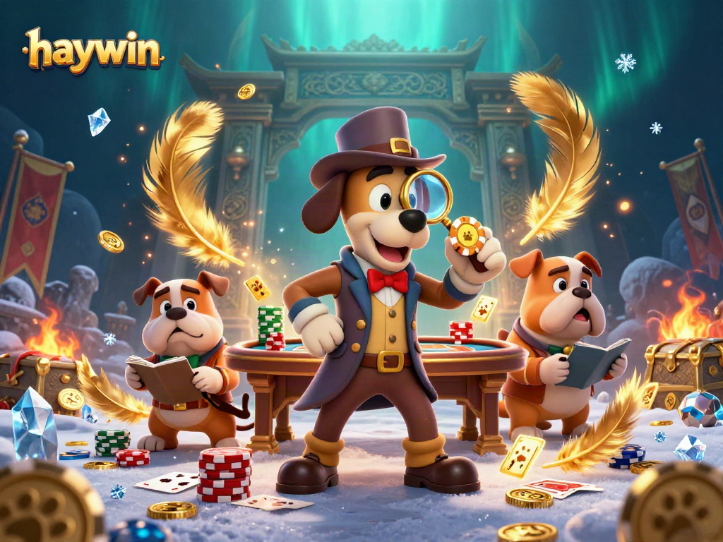 Join haywin's thrilling poker adventure with detective characters uncovering gambling mysteries.
