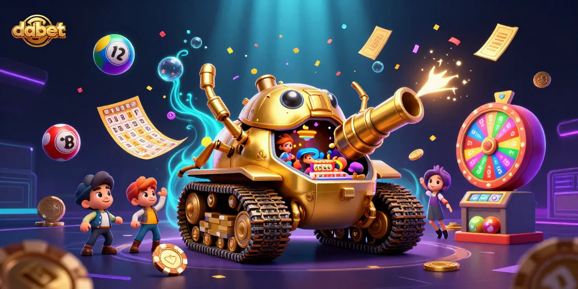 Experience thrilling casino action at dabet with a vibrant miniature casino in a golden beetle tank