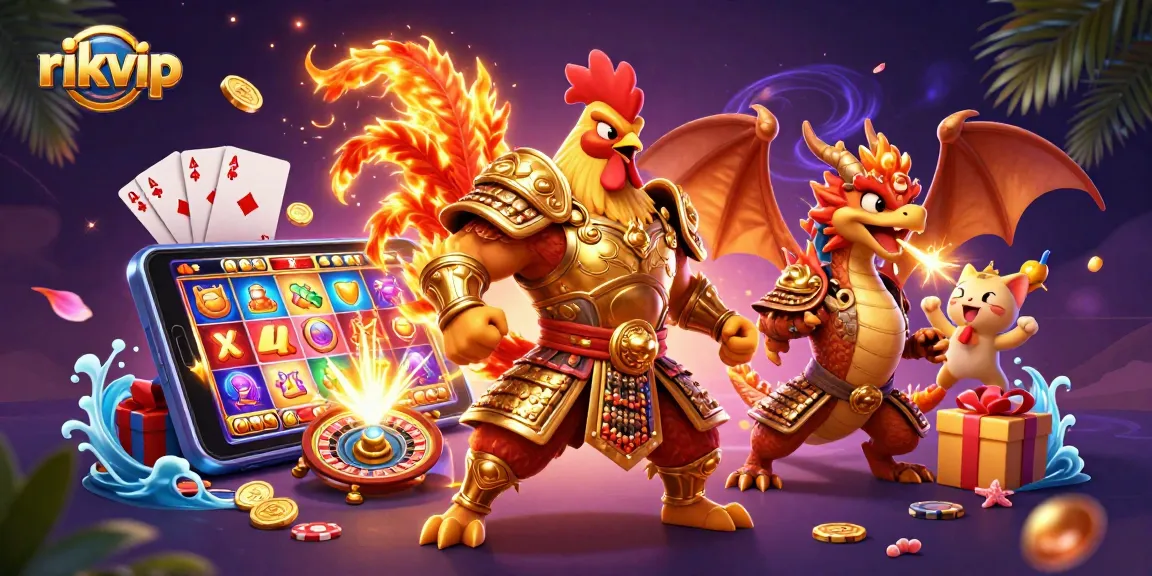 Experience thrilling slot games at rikvip with dynamic gaming elements and vibrant characters.